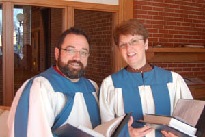 Choir on Sunday Morning at St. John United Church of Christ in Fairview Heights, IL