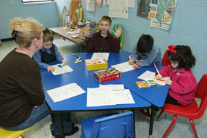 Children Learning About God at St. John United Church of Christ in Fairview Heights,IL